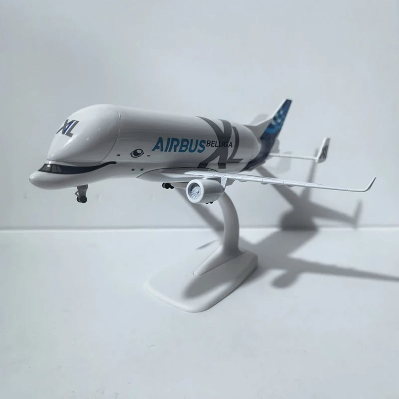 20CM Beluga Airbus Diecast Metal Aircraft Model