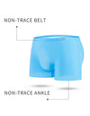 3-Pack Men’s Seamless Ice Silk Transparent Boxer Shorts – Breathable, Lightweight (Sizes L-4XL)