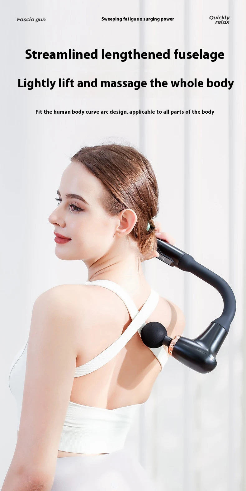 Smart Fascia  Neck Shoulder Cervical Foot Body Relaxation Back High Frequency Massage   Massage Percussion Hammer fitness