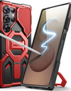 Magnetic MagSafe for Samsung Galaxy S25 Ultra Case with Ring Stand Upgraded Camera Lens Protector Phone Case Screen Protector