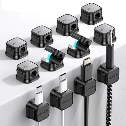 12/6/3 Pcs Magnetic Cable Clip Cable Holder Adhesive Wire Keeper Cord Cable Organizer for Home Office Desk Management