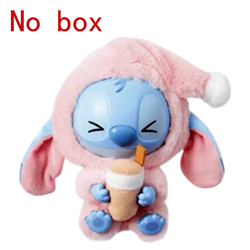 New Disney Stitch Eat Sleep Series Vinyl Pendant Cute Plush Doll Mystery Box Cosplay Accessories Holiday Gift