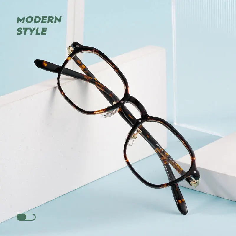 Ultra-light Retro Acetate Eyeglasses Fashion Small Face Optical Prescription Glasses Frame Men And Women KBT98C51