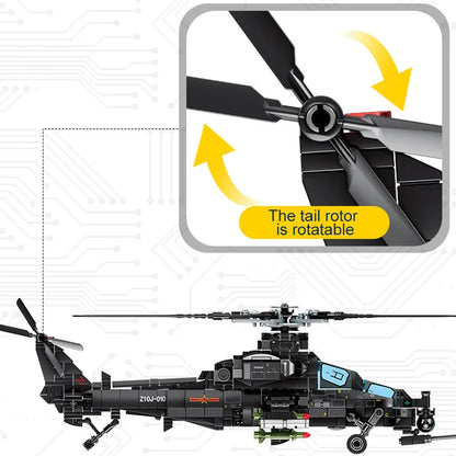 704 Pcs Helicopter Sets City Police Military Plane Building Blocks War Army Fighter Fire Rescue Huey Copter Swat Aircraft