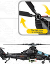 704 Pcs Helicopter Sets City Police Military Plane Building Blocks War Army Fighter Fire Rescue Huey Copter Swat Aircraft