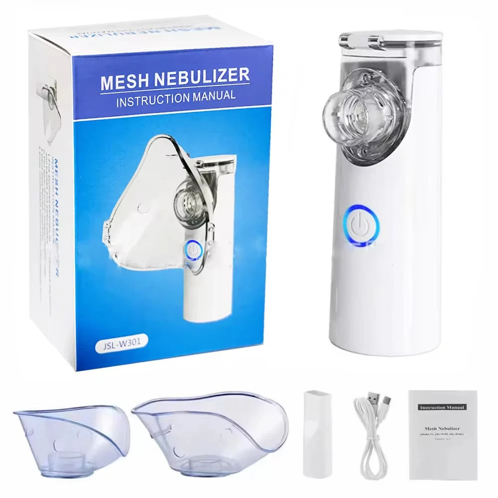 Medical Equipment Handheld Portable Nebulizer Silent Ultrasonicinalador Nebulizador  Inhaler Aerosol Atomizer Health Care