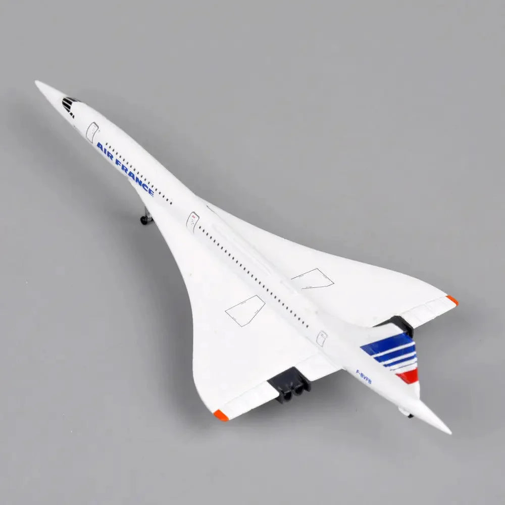 1:400 France 1976–2003 White Diecast Aircraft Model