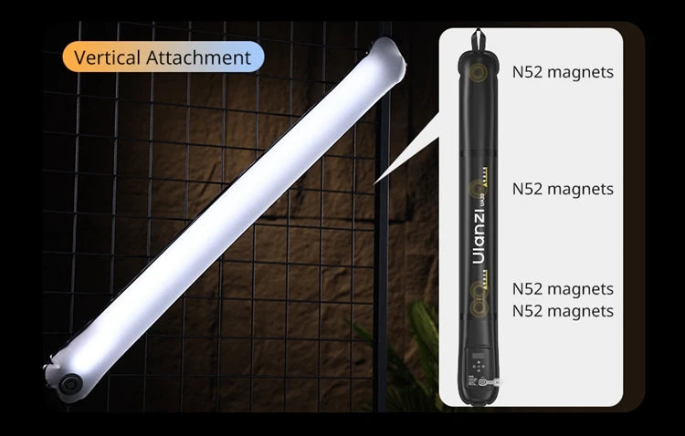 20W Bi-Color Inflatable Tube LED Light Wand Stick Foldable for Photography, Live Streaming & Broadcasting