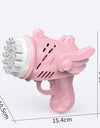 Electric Bubble Maker Machine Gun Bazooka Party Flashing Light Auto Blower Soap Ball Water for Children Kid Outdoor Bubbl Toys