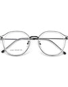 Ultra-light Fashion Flexible TR90 Eyewear Men Retro Round Decorative Optical Prescription Eyeglasses Frame