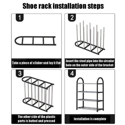 Creative Shoes Rack Multi-Layer Shoe Rack Dormitory Storage Simple Shoe Shelf Simple Fashion Dustproof Student Storage Racks