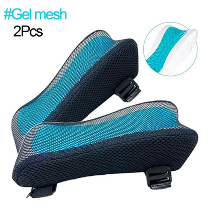 Ergonomic Armrest Pads- Office Chair Arm Rest Cover Pillow - Elbow Support Cushion for Computer, Gaming and Desk Chairs