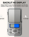 0.01g 500g Jewelry Scales Weight Diamond Balance Kitchen Weighing Digital Pocket Mini Scale Bathroom