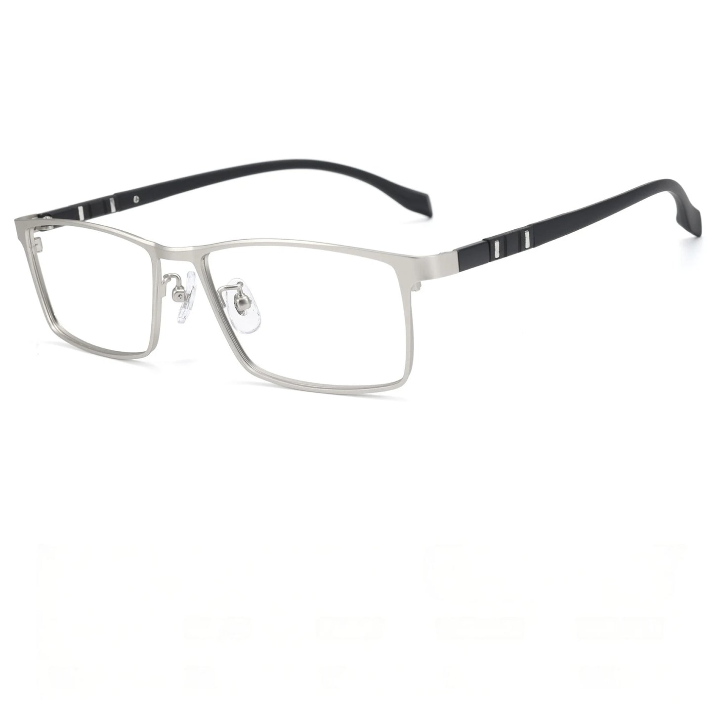 Retro Square Lightweight Alloy Eyeglasses Frames for Men