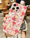 MagSafe Clear Flower Case – Shockproof & Wireless Charging Compatible iPhone Series