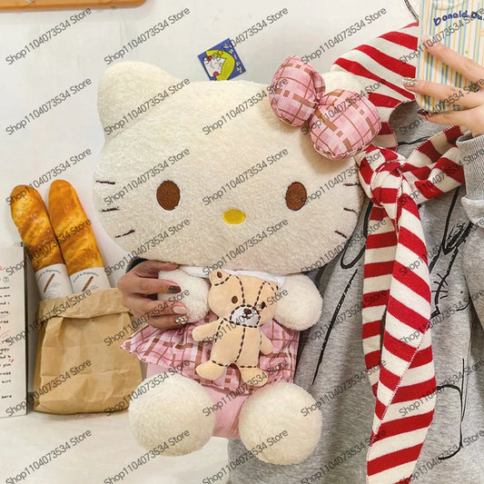 Kawaii Retro Kitty Plush Toy Soft Stuffed Doll