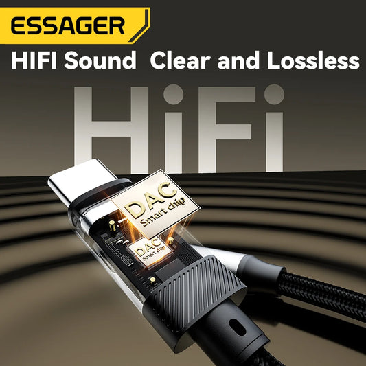 Type-C to 3.5mm Jack AUX Audio Adapter