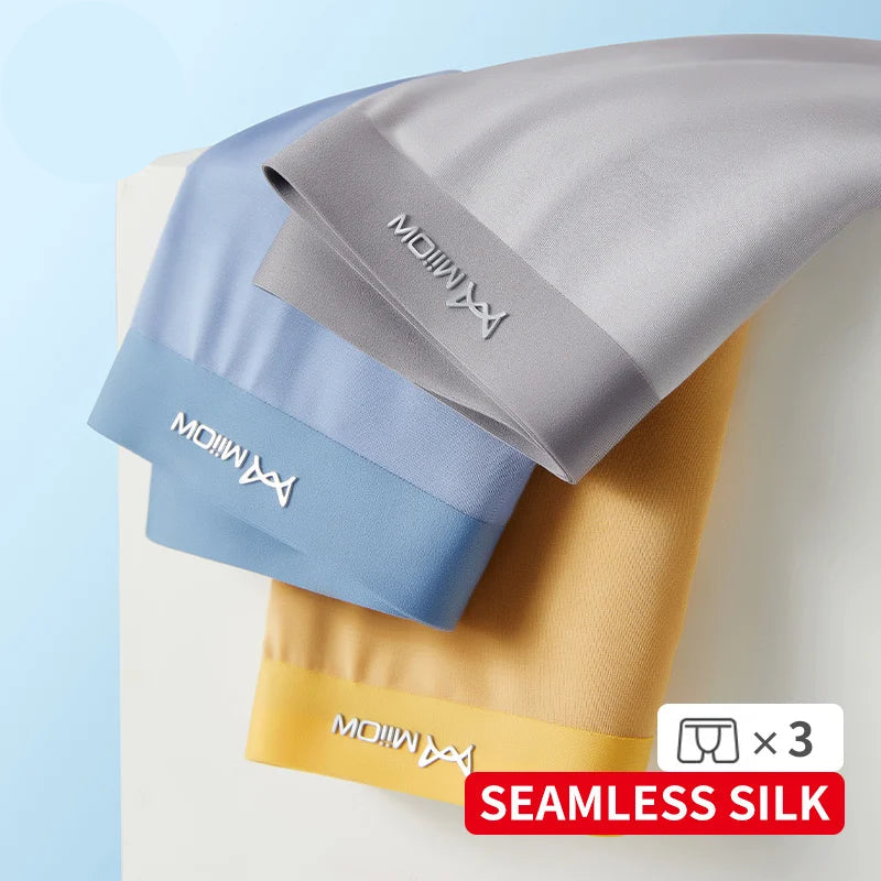 3-Pack Seamless Modal Silk Boxer Shorts – 80 Count