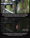 Bicycle Taillight Magnetic Install 400mAH Type-C IPX6 Waterproof  Smart Brake Sensing Rear Light MTB Road Cycling Light