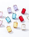 Transparent Resin Pendant Hanging Earring For Women Bohemia Trendy Geometric Square Acrylic Drop Dangle Earrings