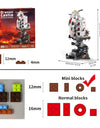1000pcs Gringottses Wizard Tower Magic World Dragon MOC Building Bricks Set Blocks Toys for  Adult Birthday Gifts