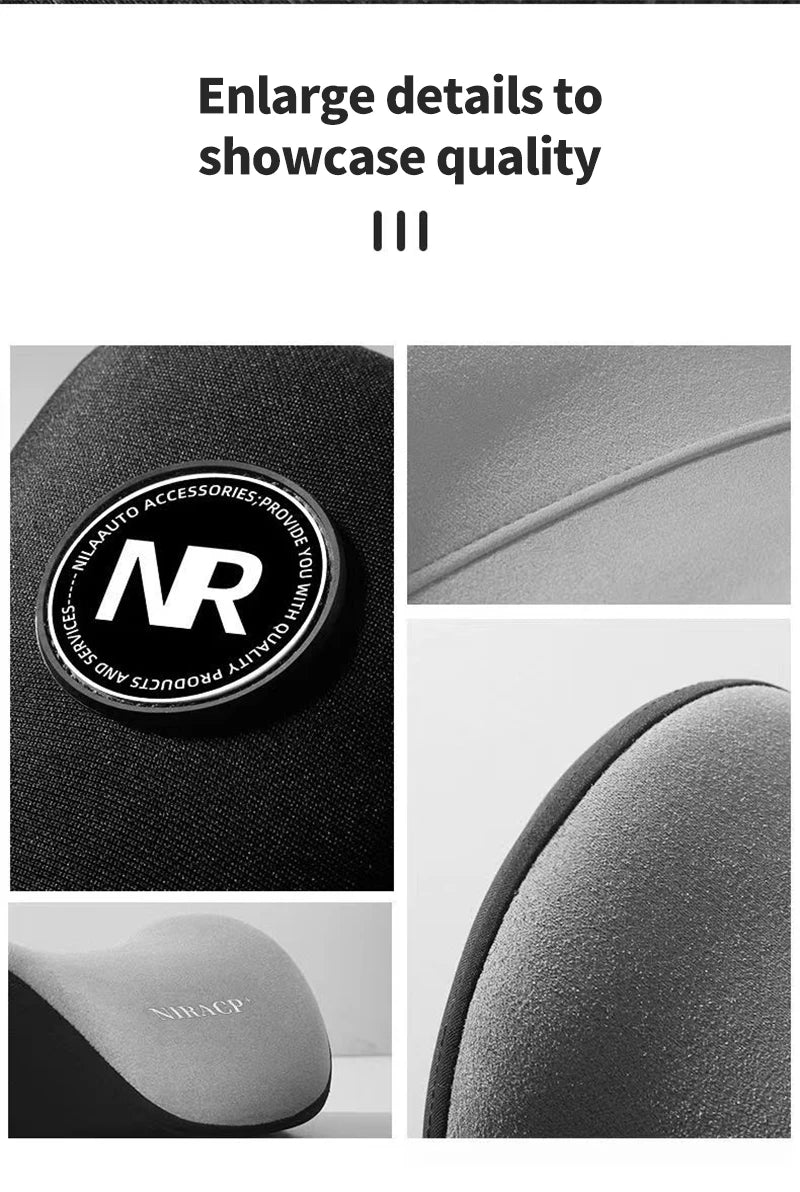 Memory Foam Car Neck Headrest Pillow Auto Car Seat Pillow Breathable Head Support Neck Rest Protector Automobiles Interior