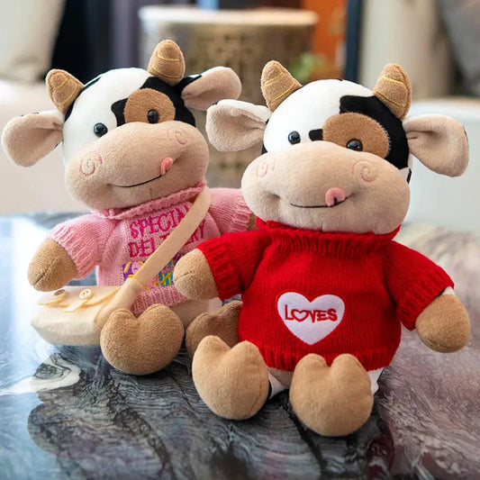 Cute Cow Plush Stuffed Doll