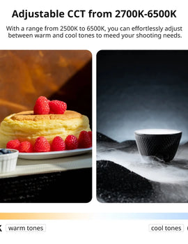 Portable Air Tube Light 12W Bi-color Fill Light 2700K-6500K  Fill Light for Outdoor Indoor Photography