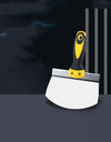 Stainless Steel Putty Knife Wall Paint Plaster Trowel Arc Ash Shovel Paint Feed Filling Scraper Blade Spatula Construction Tools
