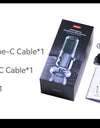 Condenser Microphone Cardioid Pattern Microphone Real-Time Monitoring for Smartphone Laptop Computer  40Hz-20KHz