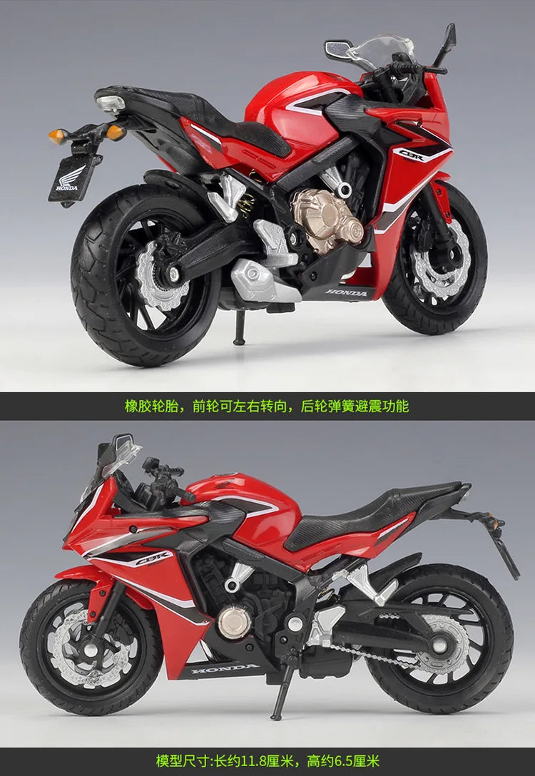 1 18 Scale Honda CBR650F Diecast Motorcycle Model