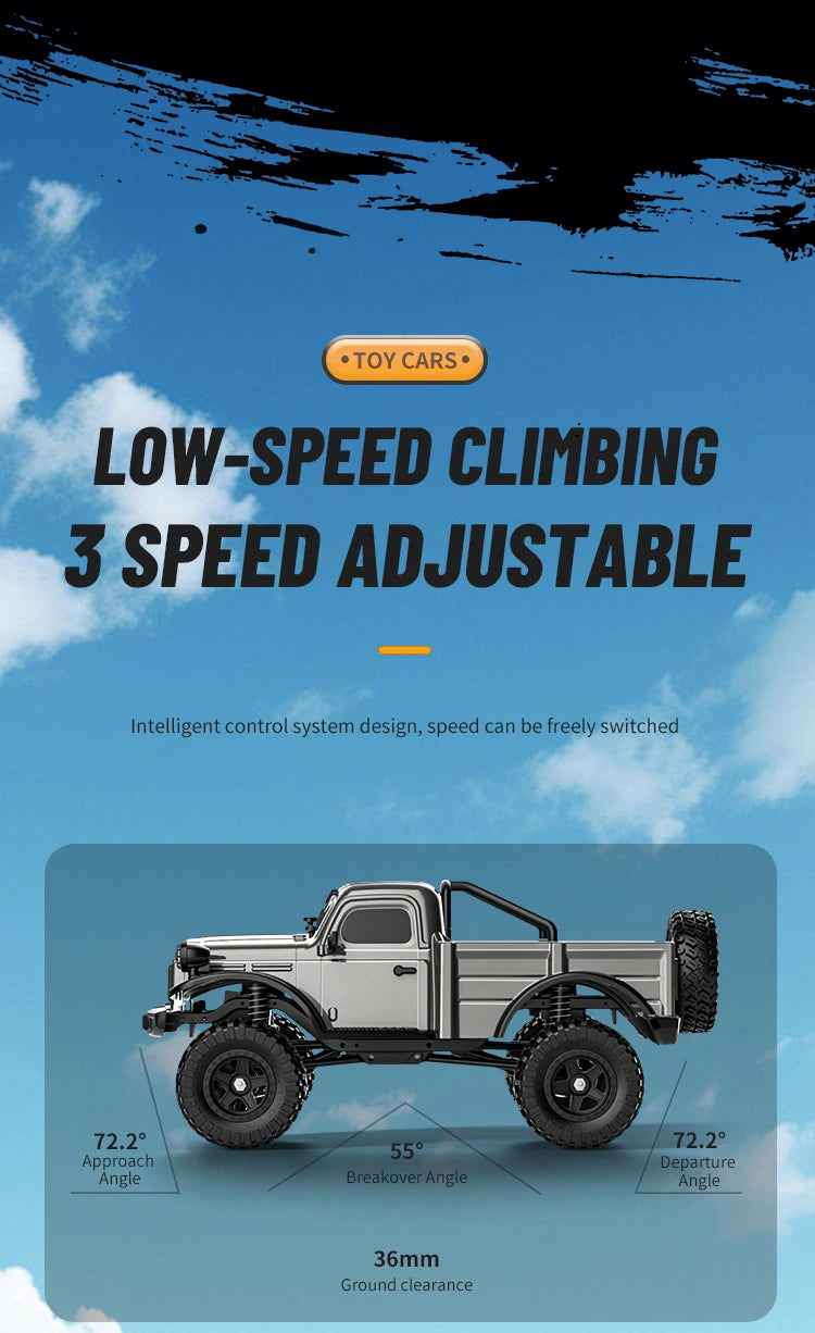 2.4G 4WD Remote Control Off Road Pickup Truck