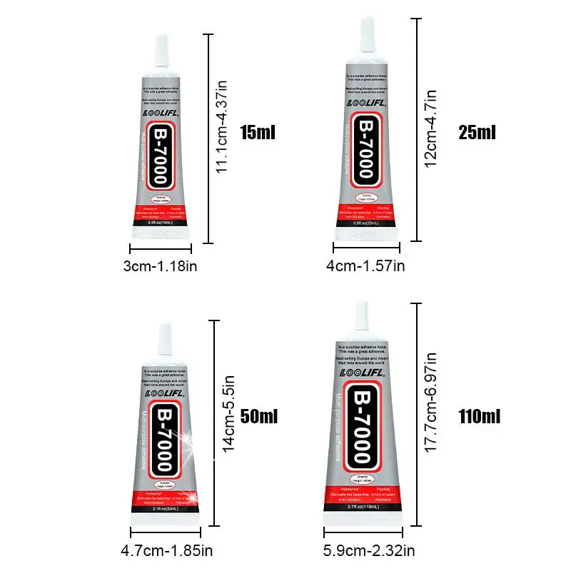 Glue, mobile phone screen glue, suitable for jewellery, house building models, dried flowers, wooden frames, fabrics, cardboard, woolen materials, universal crafts creative soft glue, anti-clogging design , 110ml