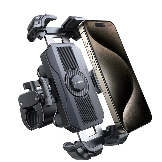 Motorcycle Phone Mount Anti Vibration Phone Holder for Motorcycle Handlebar Bike Phone Mount for iPhone for 4.7-7” Phone