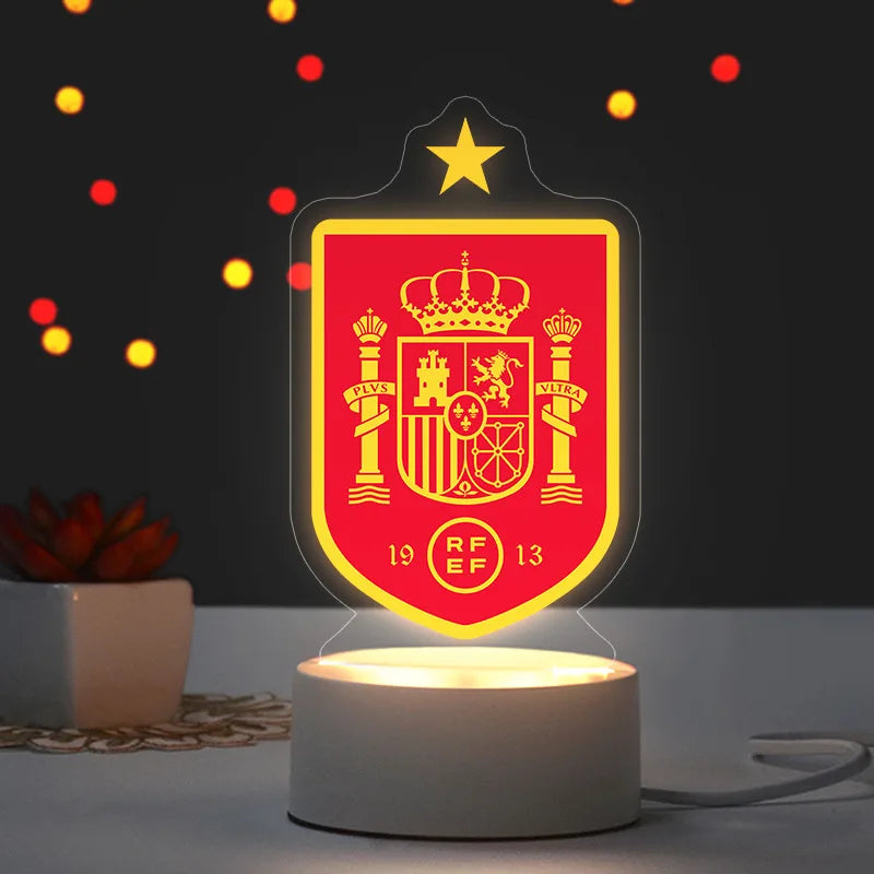 2026 Football Mascot Trophy LED Night Light Desktop Lamp Collectible Decoration