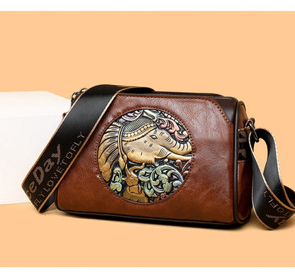 Leather Shoulder Bag Messenger Bag Crossbody Bag