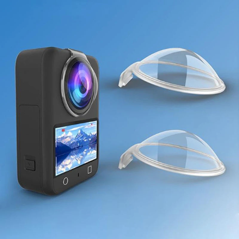 For DJI Osmo 360 Action Camera PC Lens Guard Protective Cover Anti-collision Anti-scratch Lens Cap Accessories