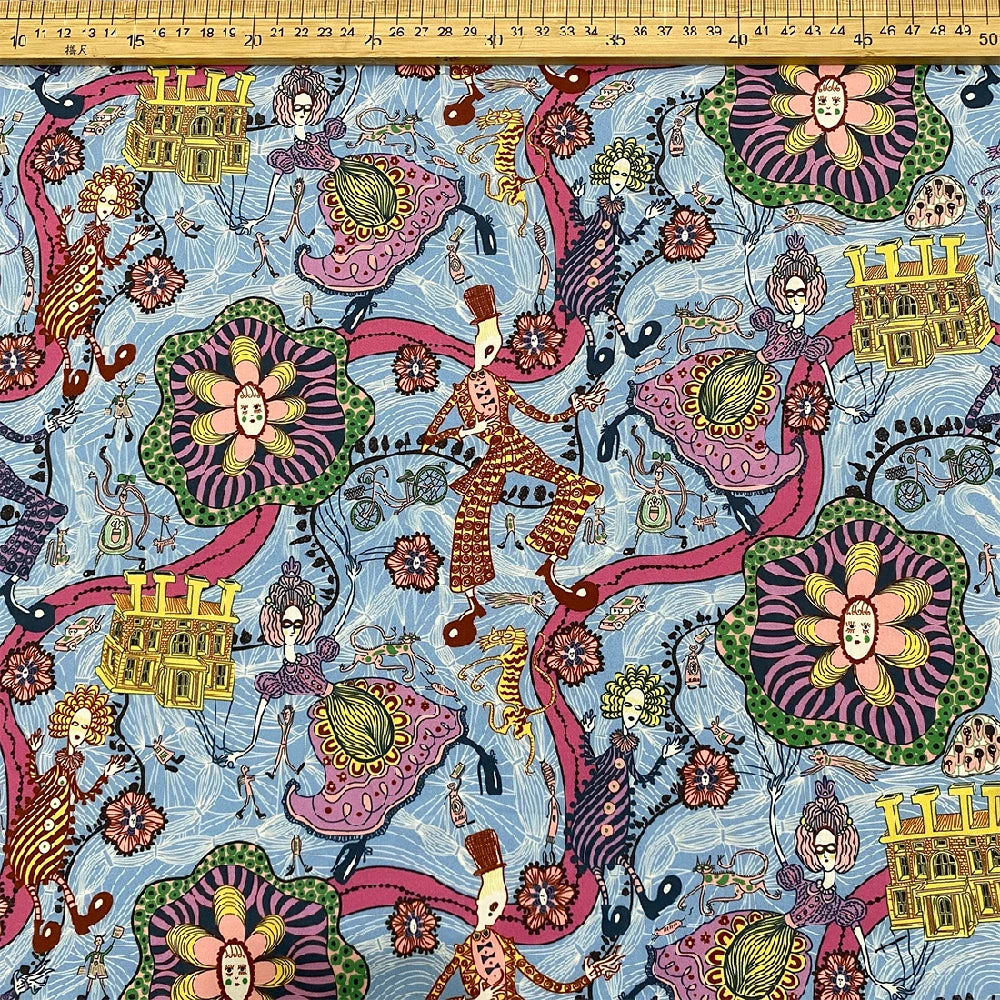 80s 100% Cotton Poplin Like Liberty cotton fabric meter 2025 Shirley Smith Sewing Making Dress Clothing Handmade Kids Dly cloth