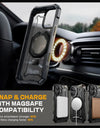 For iPhone 16 Case with Camera Control Capture Button UB Grip Heavy Duty Rugged Magnetic MagSafe Phone Case with Stand