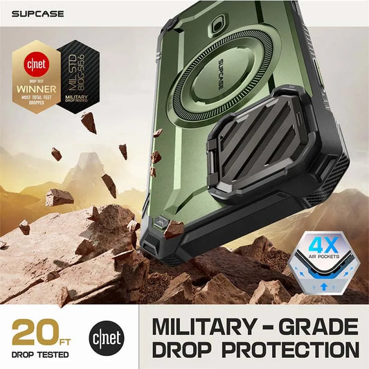 For iPhone 16 Pro Case 6.3" 2024 UB Mag XT Heavy Duty Rugged Strong  Phone Case with Camera Cover