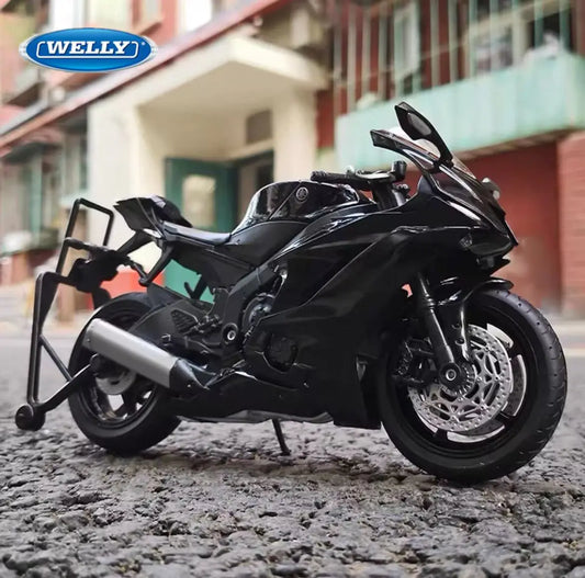 Diecast Yamaha YZF R6 Racing Motorcycle Model 1 to 12 Scale