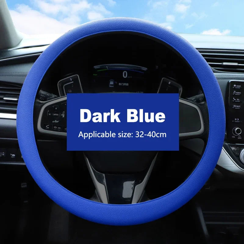 Universal Silicone Car Steering Wheel Cover Anti Slip 32CM 40CM