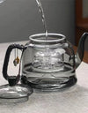 Cooking Puer Flower Tea High Borosilicate Glass Teapot  With Tea Strainer Infuser Filter Steaming And Boiling Kungfu Tea Pot