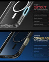 For iPhone 16 Case with Camera Control Capture Button UB Mag Stand Series Shockproof Protective Magnetic Phone Case