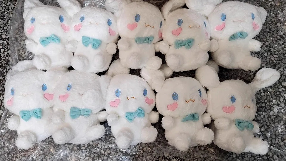 25-55CM Sanrio Kawaii Cinnamoroll Plush Toys Pillow Stuffed Animal Dog Cute Soft Doll Birthday Cartoon Anime Kids Christmas Toys