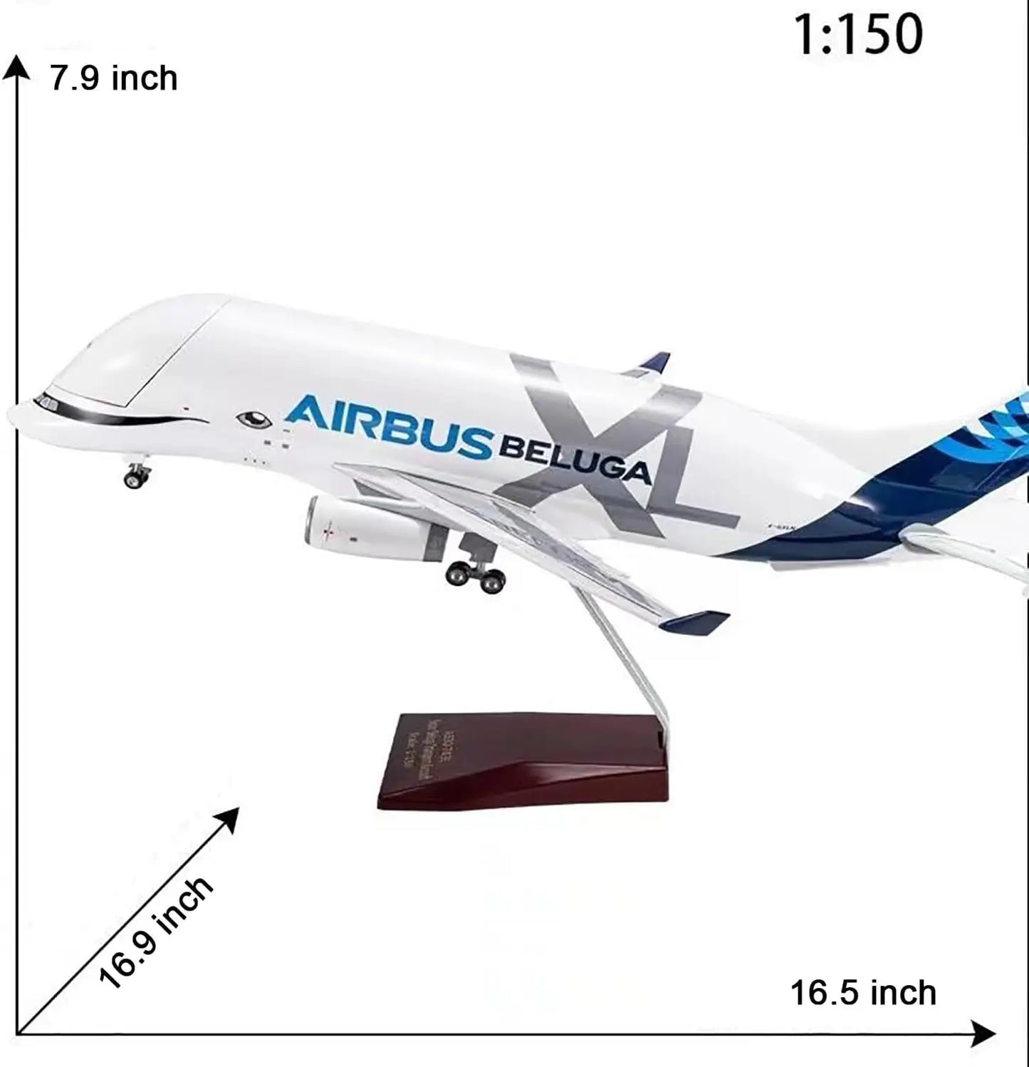 A330 Beluga Airways Aircraft Model with Openable Cargo Bay