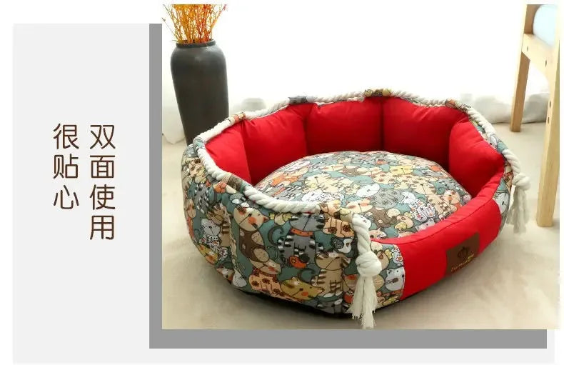 Convertible Dog Sofa Bed Pet Mattress Cushion