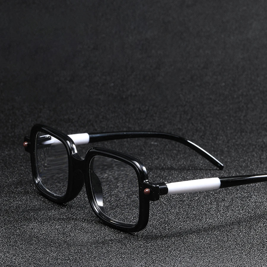 Retro Reading Glasses Fashion Square Presbyopia Hyperopia Eyeglasses Women Man Trendy Eyewear +1.0 +1.5 +2.0 +3.0 +3.5 +4.0