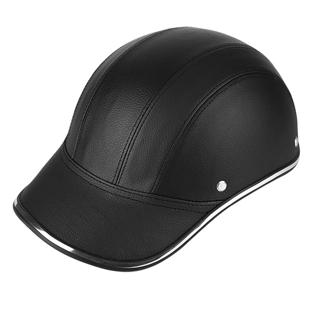 Bicycle Helmet Motorcycle Motocross Bicycle ABS Leather Helmet Bicycle Helmet Adjustable Strap Bike Helmet