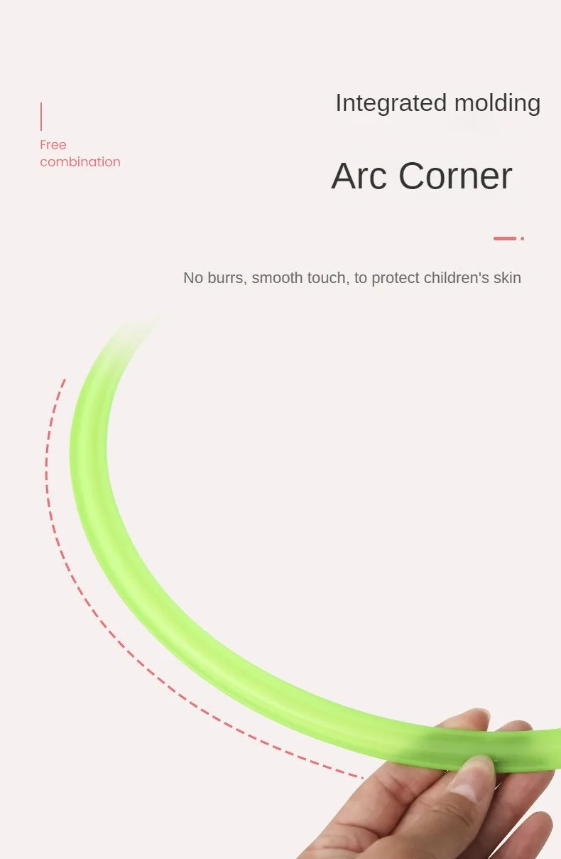 Outdoor s Funny Physical Training Sport Toys Lattice Jump Ring Set Game 10 Hoops 10 Connectors for Park Play Boys Girls